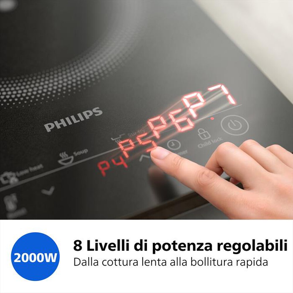 Immagine del prodotto PHILIPS - Piastra a induzione SERIE 3000 HD5830/90-Nero