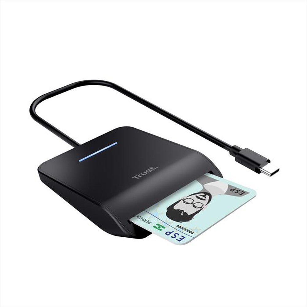 Immagine del prodotto TRUST - PRIMO USB-C DNI SMARTCARD READER-Black