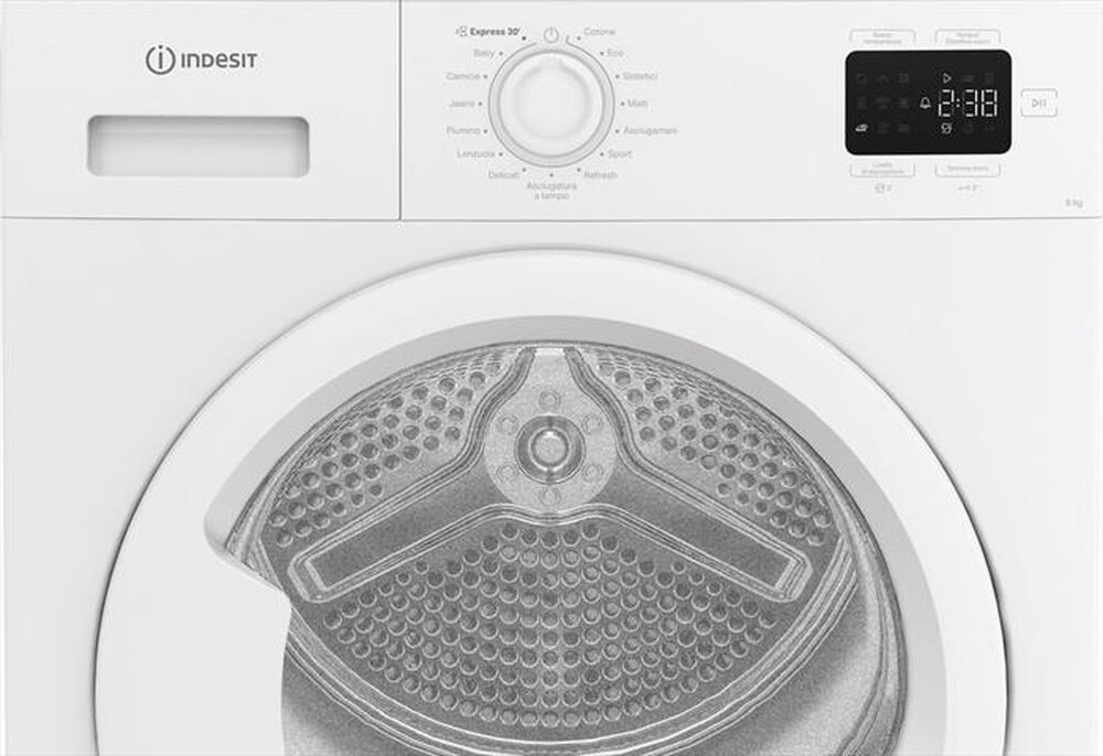 Immagine del prodotto INDESIT - Asciugatrice C YD 93D WW IT 9Kg Classe D-Bianco