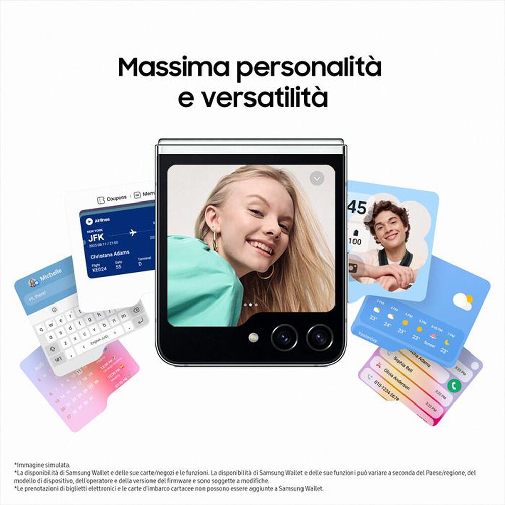 "SAMSUNG - Galaxy Z Flip5 256GB-Lavender"