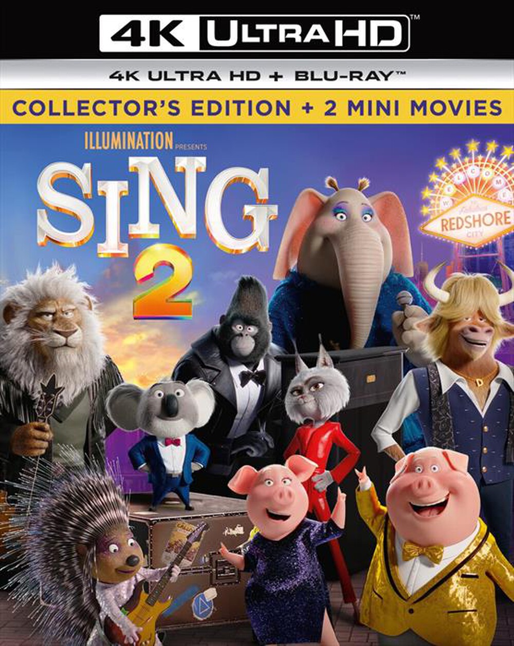 Immagine del prodotto WARNER HOME VIDEO - Sing 2 - Sempre Piu' Forte (4K Ultra Hd+Blu-Ray)