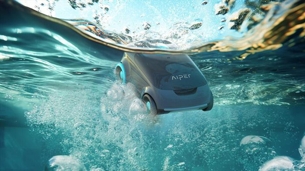"AIPER - Robot pulizia piscina SCUBA E1-Nero"