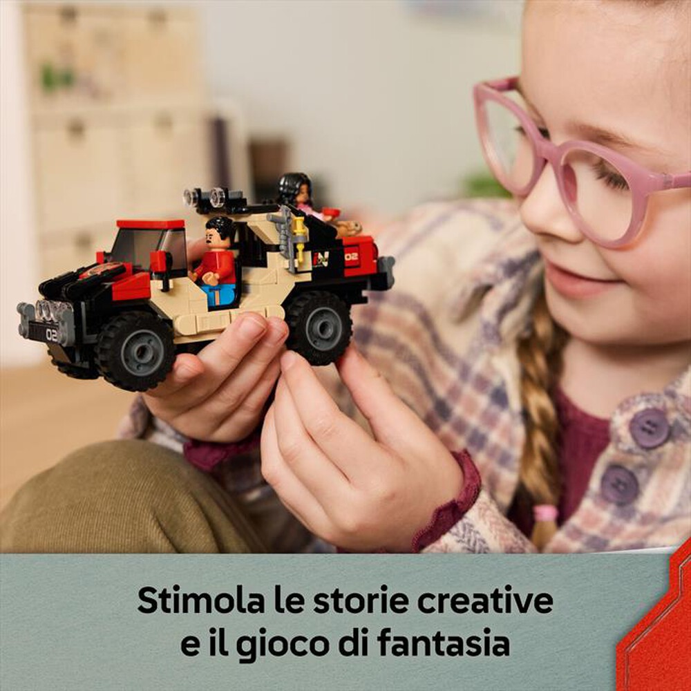 Immagine del prodotto LEGO - JURASSIC WORLD Fuga da Raptor su fuoristrada 76972