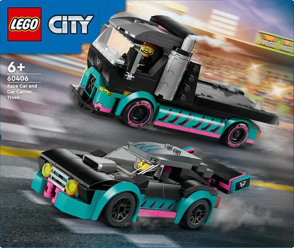 Immagine del prodotto LEGO - CITY Auto da corsa e trasportatore 60406