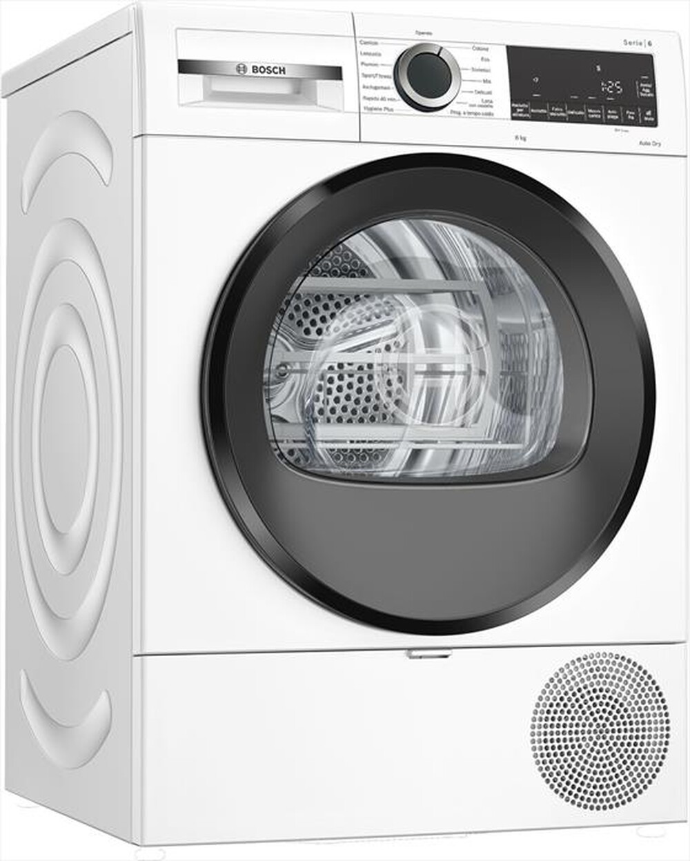 Immagine del prodotto BOSCH - Asciugatrice Serie 6 WQG233D1II 8Kg Classe C-Bianco