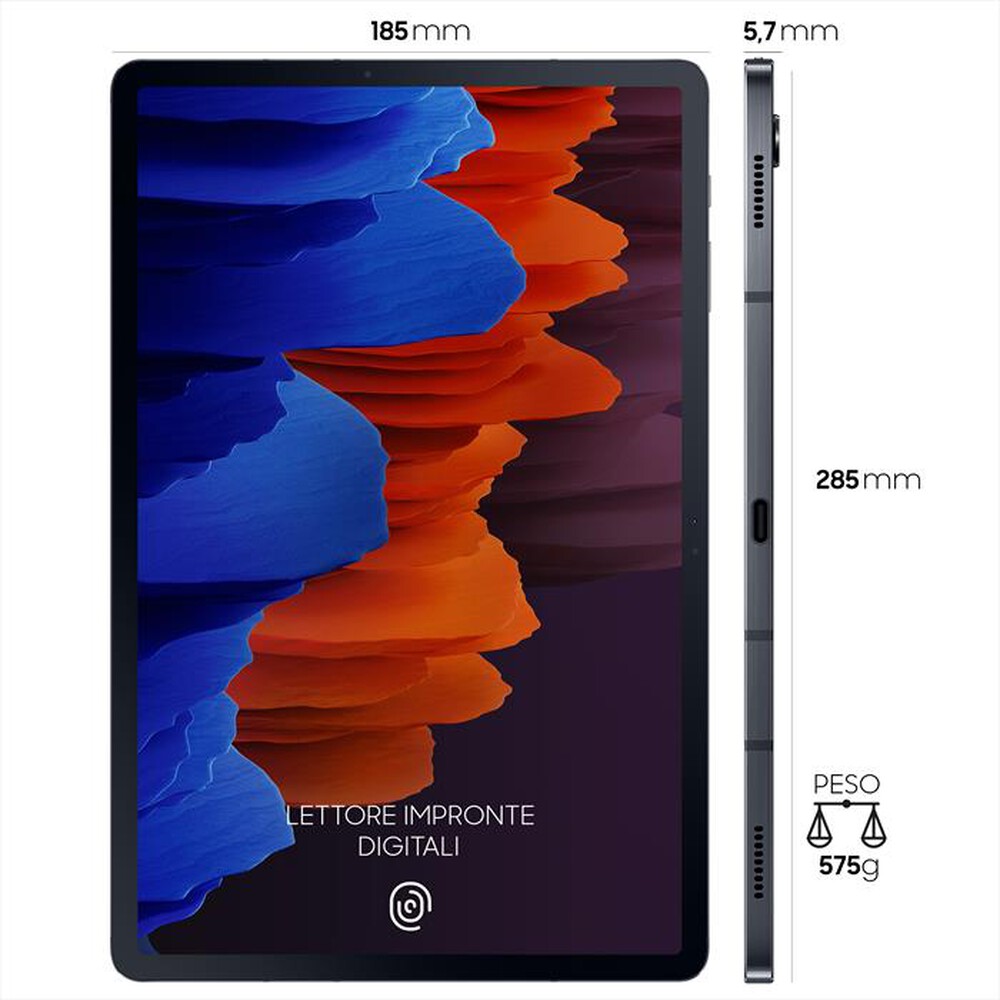 "SAMSUNG - GALAXY TAB S7+ 5G-BLACK"
