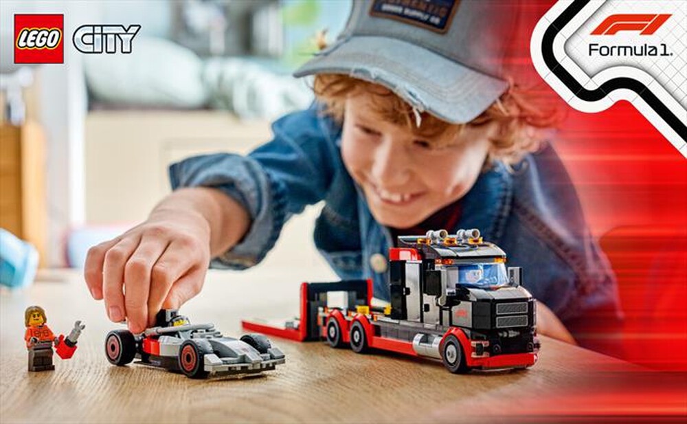 Immagine del prodotto LEGO - CITY Display Truck F1 con auto Audi F1 - 60493