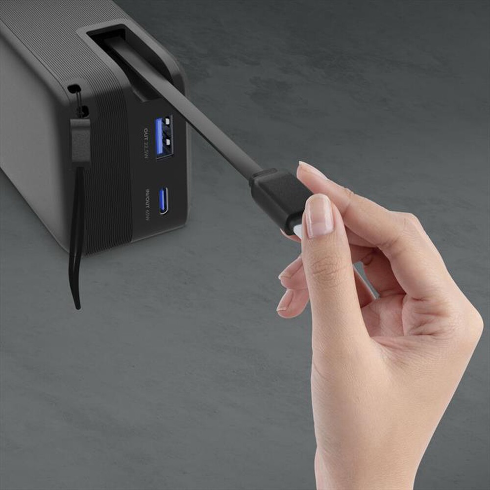 Immagine del prodotto CELLULARLINE - POWER BANK ROLLER 10000-Nero