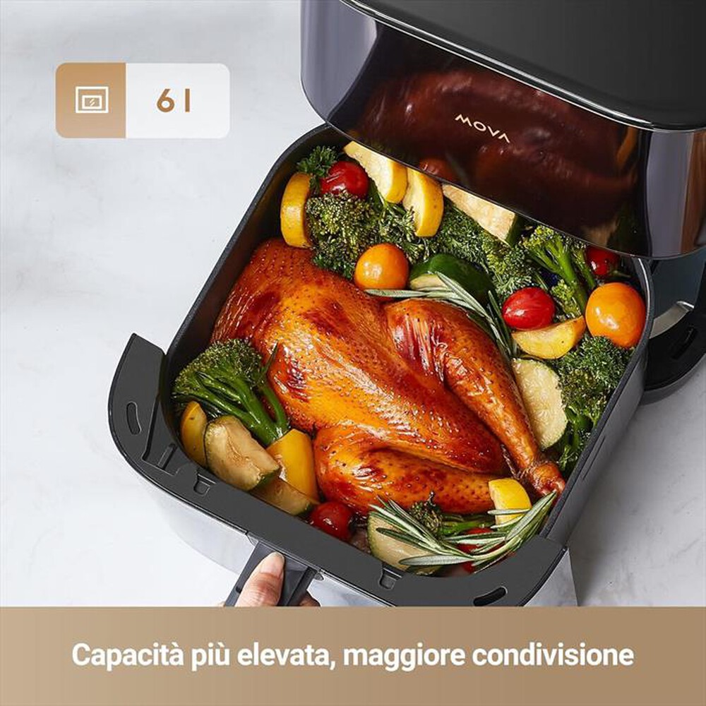 "DREAME - Friggitrice aria MOVA AEROCHEF FD10 PRO AIR FRYER-Nero"