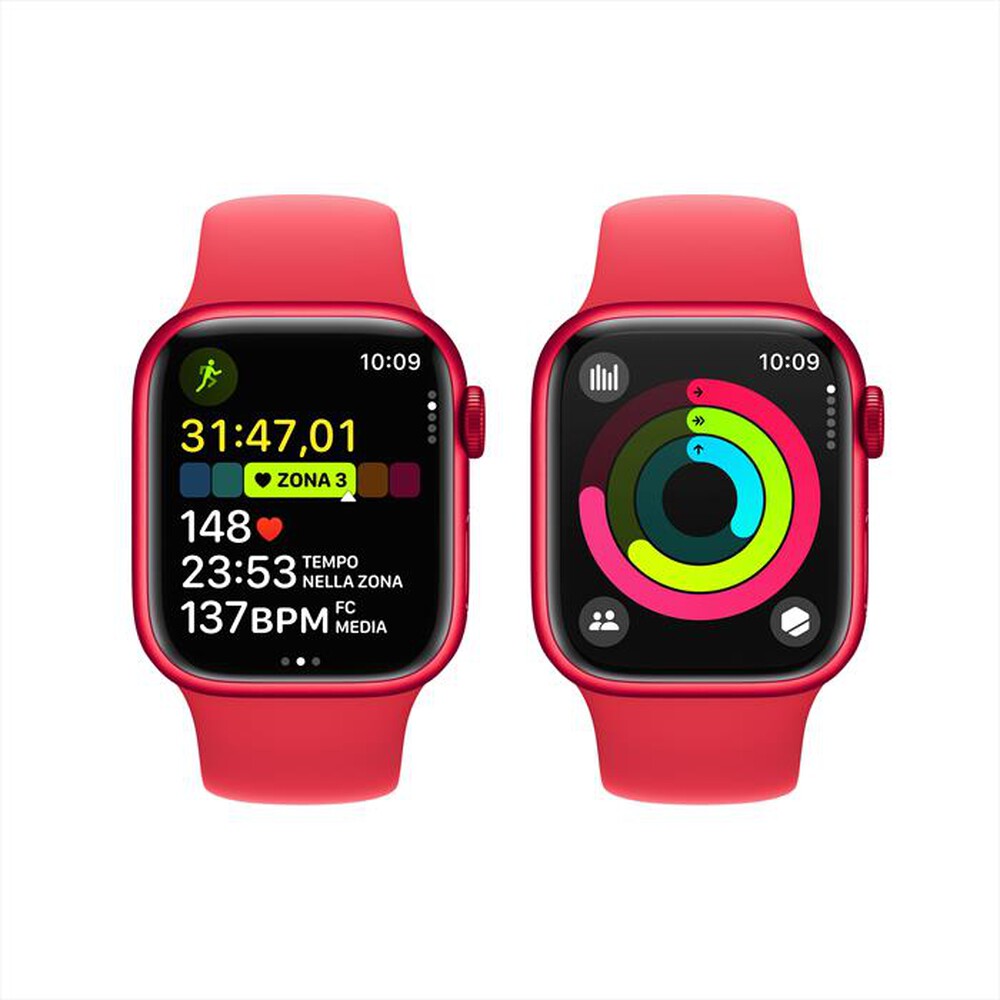 "APPLE - Watch Series 9 GPS Cassa 41mm - S/M-(PRODUCT)RED"