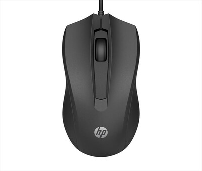 HP - WIRED MOUSE 100-Nero