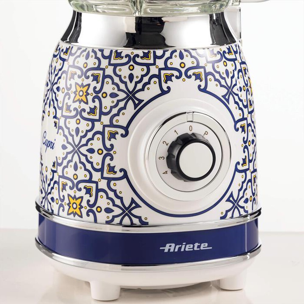 "ARIETE - 0583/0C FRULLATORE CON TAZZA IN VETRO CAPRI-Multicolore"