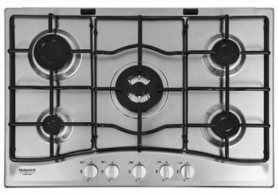 HOTPOINT ARISTON - Piano cottura a gas PCN 752 T/IX/HAR 75cm-Inox