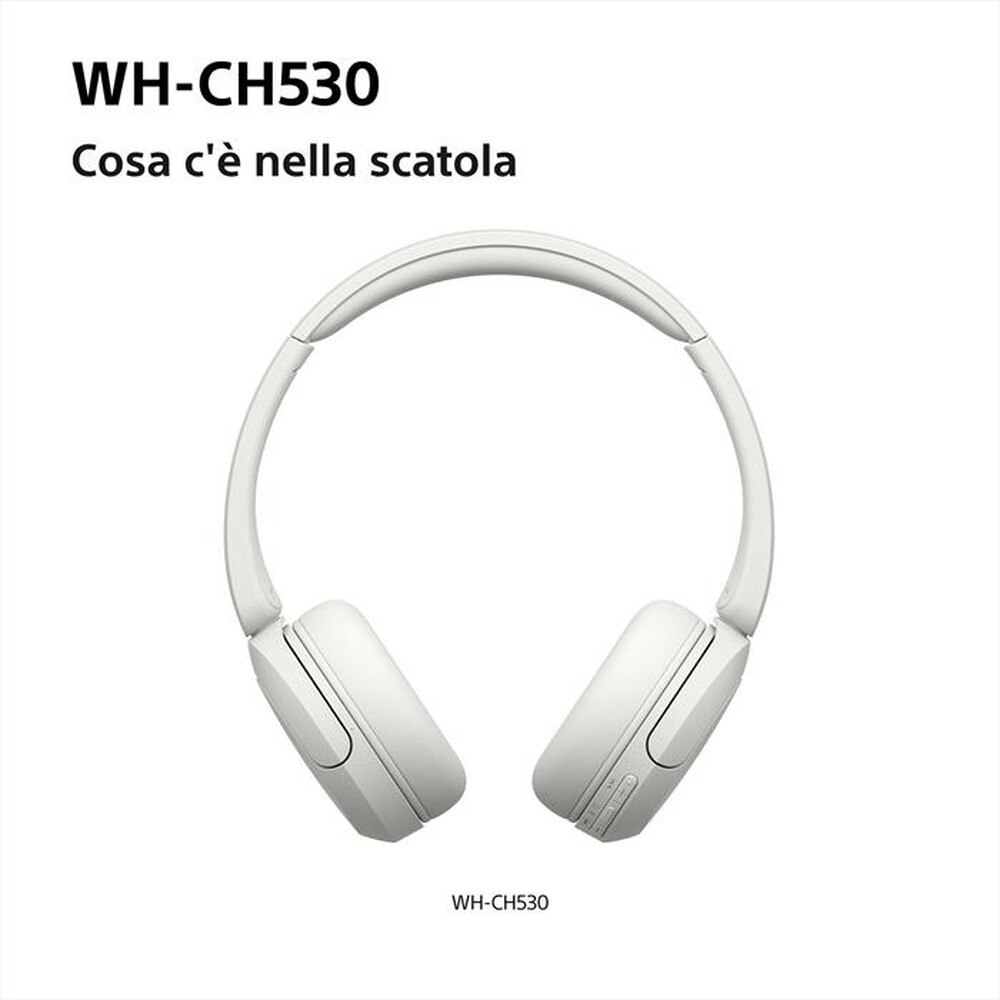 Immagine del prodotto SONY - Cuffie Bluetooth On-ear WH-CH530-White
