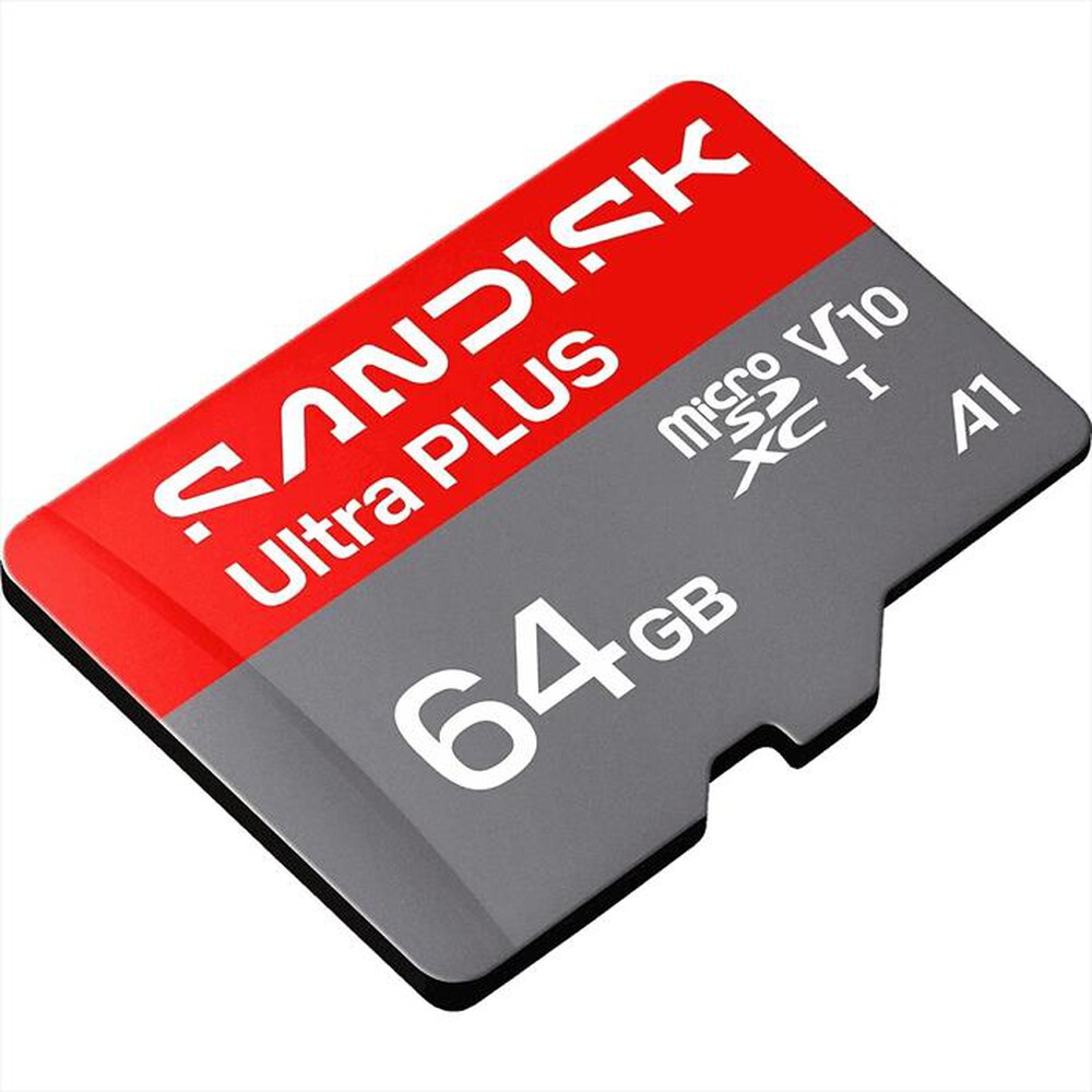 Immagine del prodotto SANDISK - Supporto Micro SDXC SDSQUWC064GGN6MA-Nero