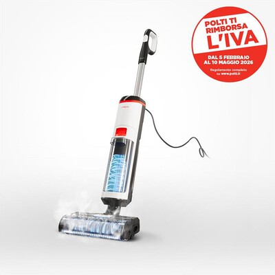 POLTI - Lavapavimenti ROLLYSTEAM WD10-bianco/nero