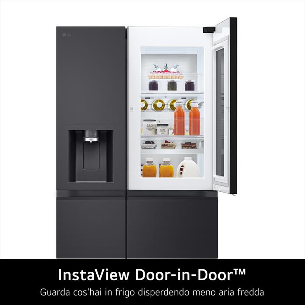 Immagine del prodotto LG - Frigorifero side by side GSXE91EVAD Classe D 628L-Black