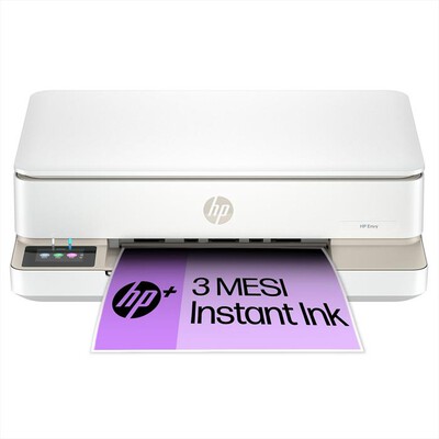 HP - Stampante ENVY 6120E 3 MESI DI INSTANT INK CON HP+-Bianco