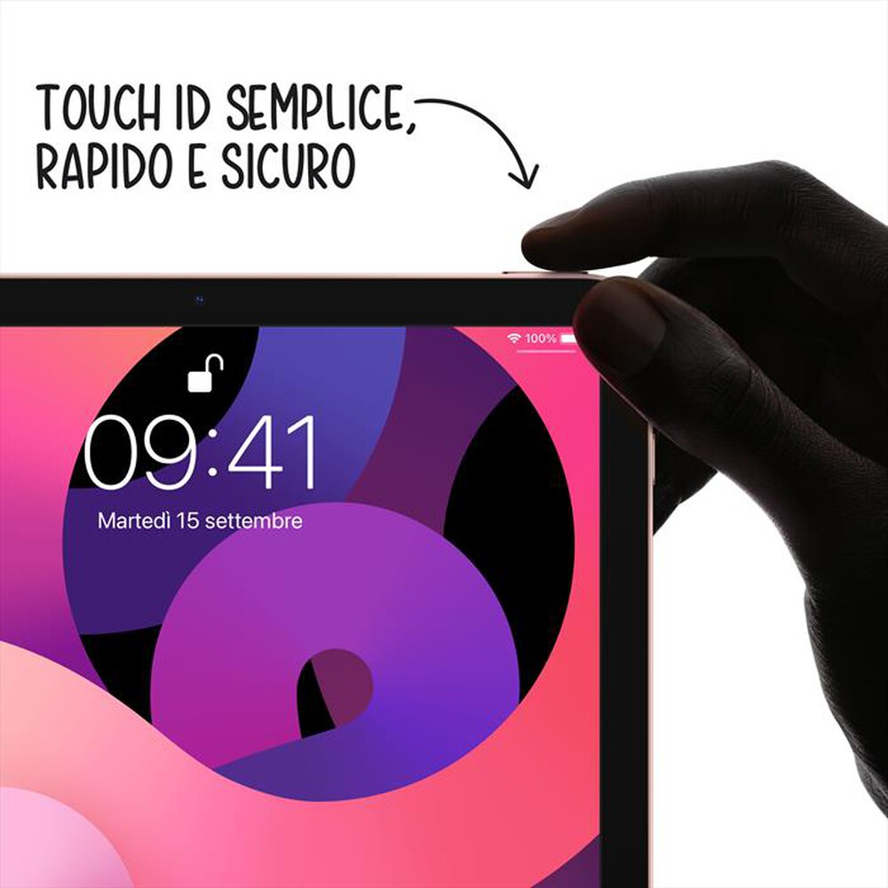 "APPLE - iPad Air Wifi + Cellular 64GB (2020)-Argento"