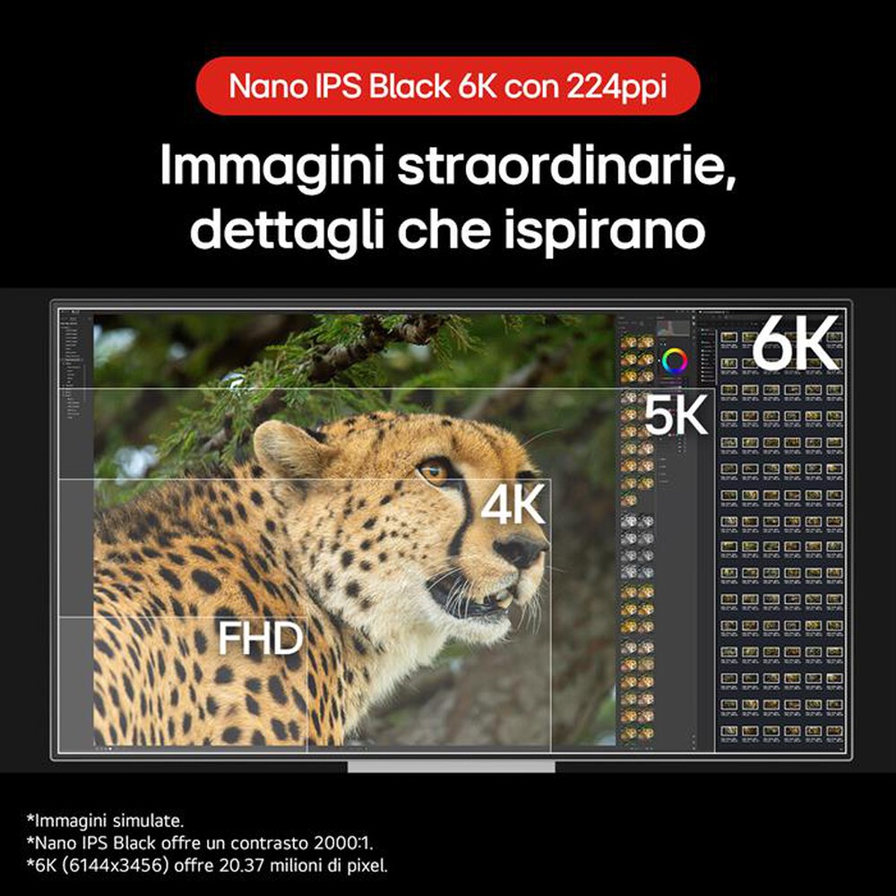 Immagine del prodotto LG - Monitor LCD 31,5" 32U990A