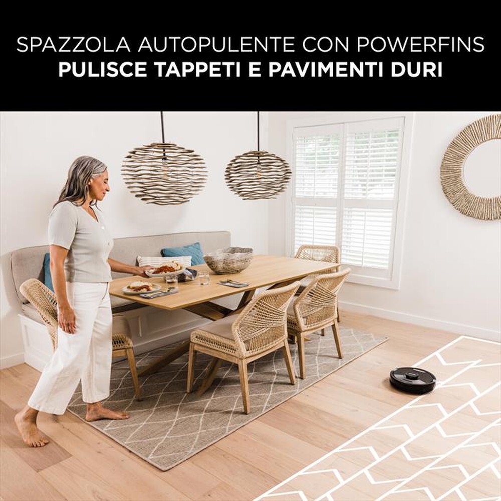 "SHARK - Robot aspirapolvere-lavapavimenti RV2600WSEU-nero"