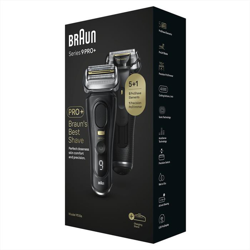"BRAUN - Rasoio SERIES 9 PRO+-Nero"