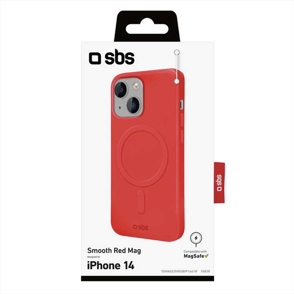 Immagine del prodotto SBS - Cover Smooth Mag TEMAGCOVRUBIP1461R per iPhone 14-Rosso