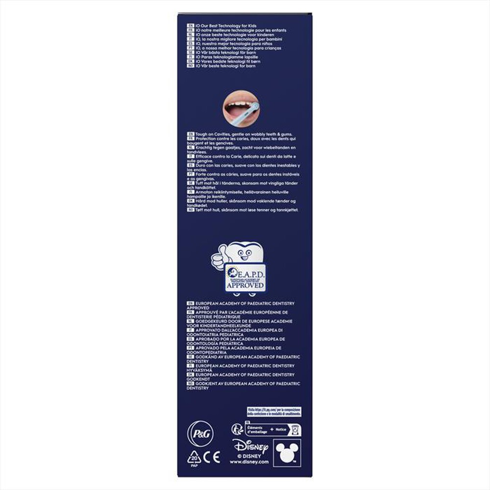 Immagine del prodotto ORAL-B - Spazzolino IOS2K.1I9.K FBNLSENOR SBL STITCH HBOX-CELESTE