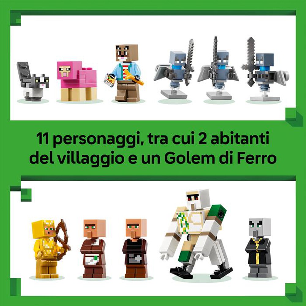 Immagine del prodotto LEGO - MINECRAFT Attacco villaggio dell&rsquo;Evocatore - 21596