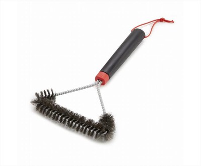 WEBER - SPAZZOLA CON SETOLE IN ACCIAIO GRANDE A T --GRIGIO,  WEBER - SPAZZOLA CON SETOLE IN ACCIAIO GRANDE A T --GRIGIO