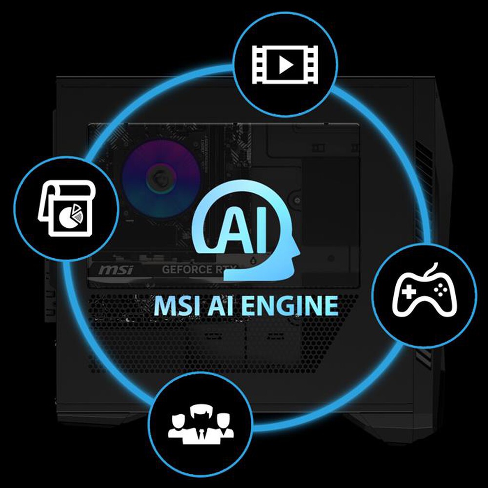 Immagine del prodotto MSI - Desktop MAG INFINITE S3 14NVP7-101EU-Nero