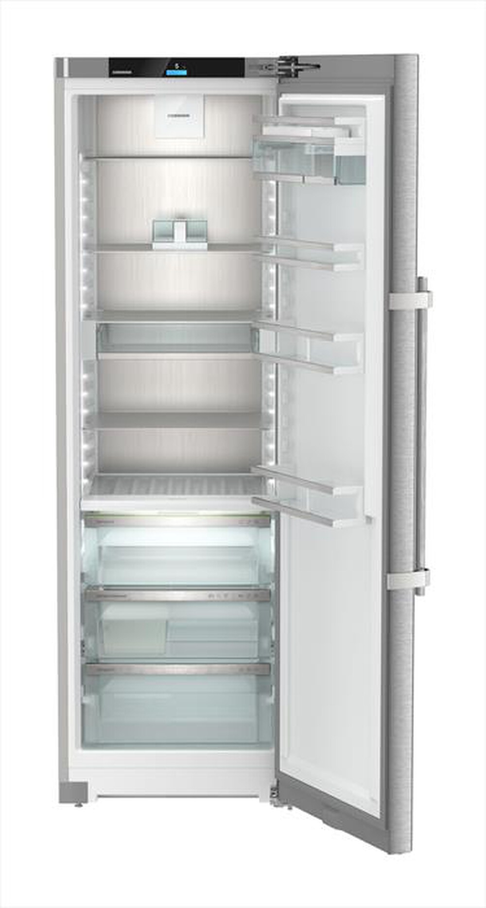 "LIEBHERR - Frigorifero 1 porta SRBSDD 526I-22 Classe D 384 lt-Acciaio SmartSteel / Silver"
