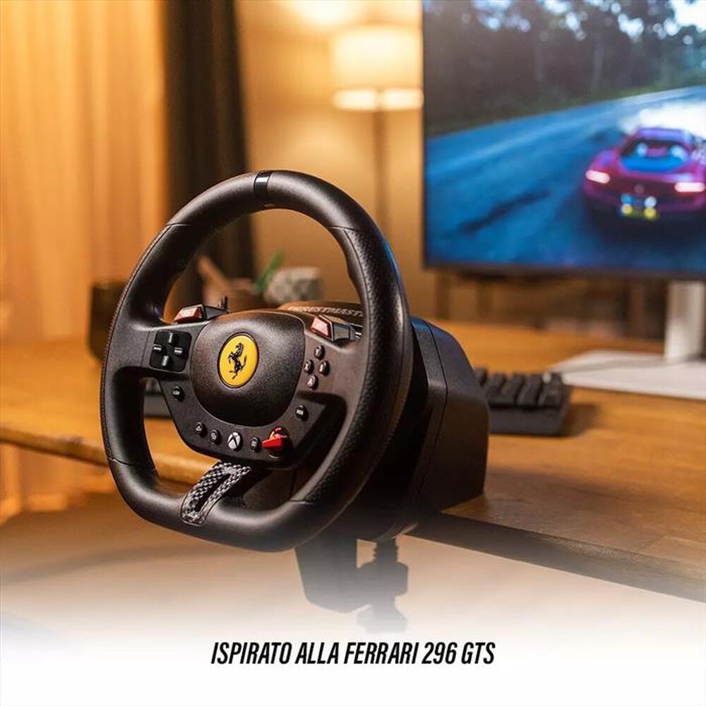 Immagine del prodotto THRUSTMASTER - Sterzo + Pedali T98-X FERRARI 296 GTS-Nero