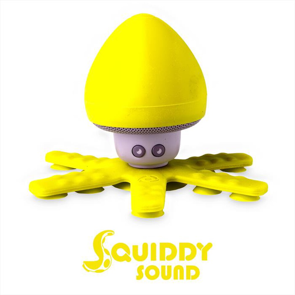 "CELLY - SQUIDDYSOUNDYL - SQUIDDY SPEAKER-Giallo/Plastica"