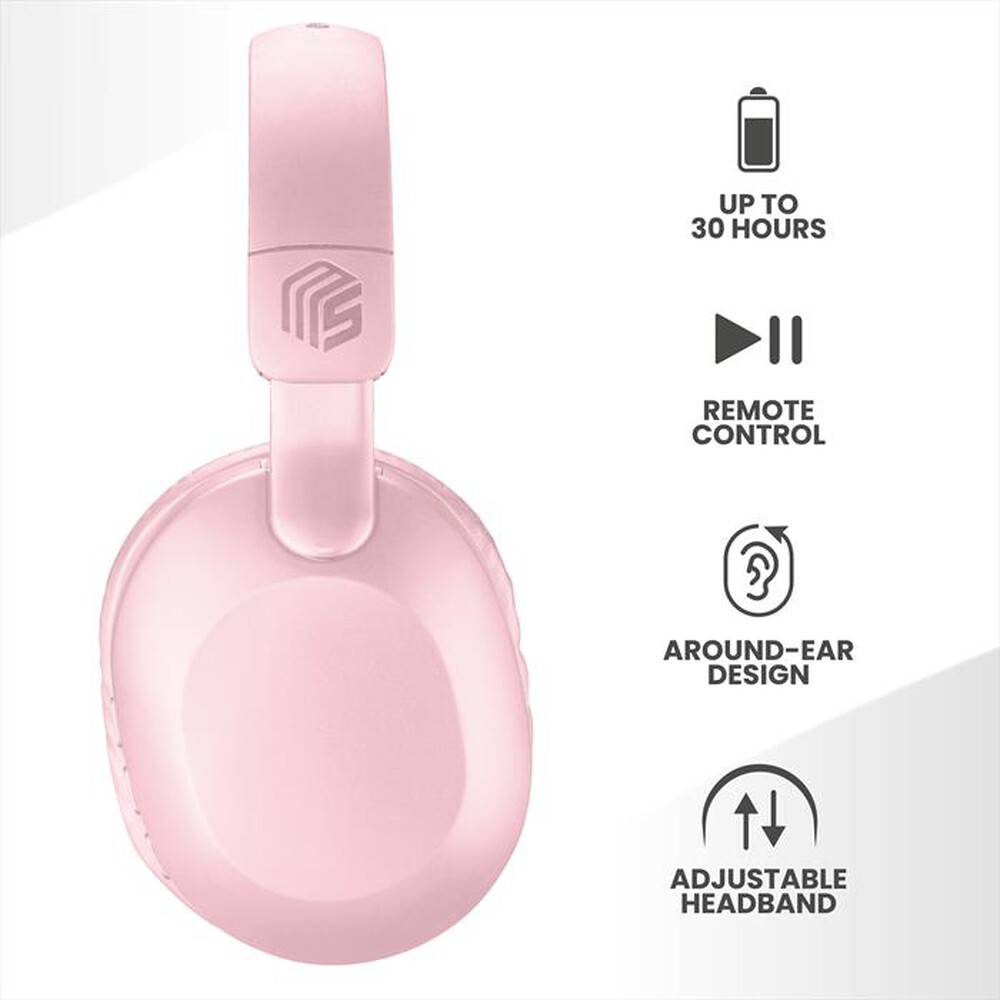 Immagine del prodotto MUSIC SOUND - Cuffia wireless over-ear EASY-Pink