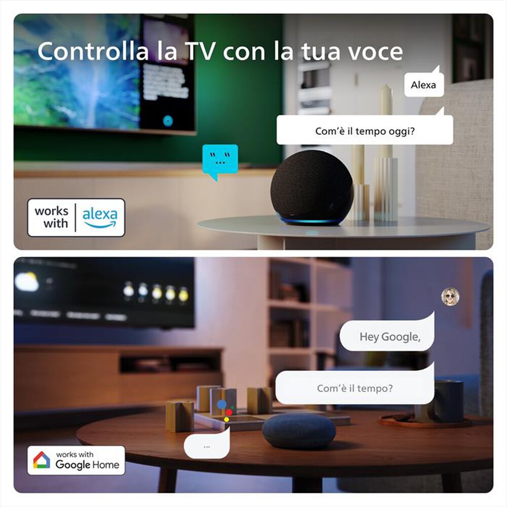 Immagine del prodotto PHILIPS - Smart TV Q-LED UHD 4K 50" Ambilight 50PUS8209/12-50PUS8209/12