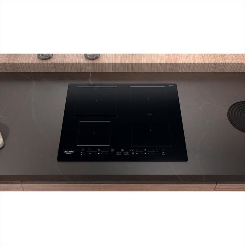 "HOTPOINT ARISTON - Piano induzione HB4860B NE 59 cm-Nero"