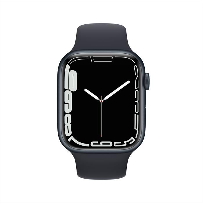 APPLE - Apple Watch Series 7 GPS 45mm Alluminio-Cinturino Sport Mezzanotte  | Euronics