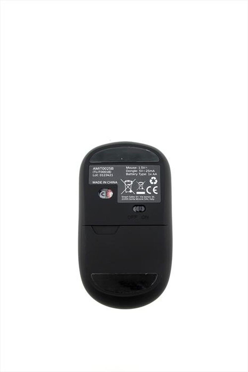 "TECHLIFE - TLIT0001B MOUSE WIRELESS 2-Nero"