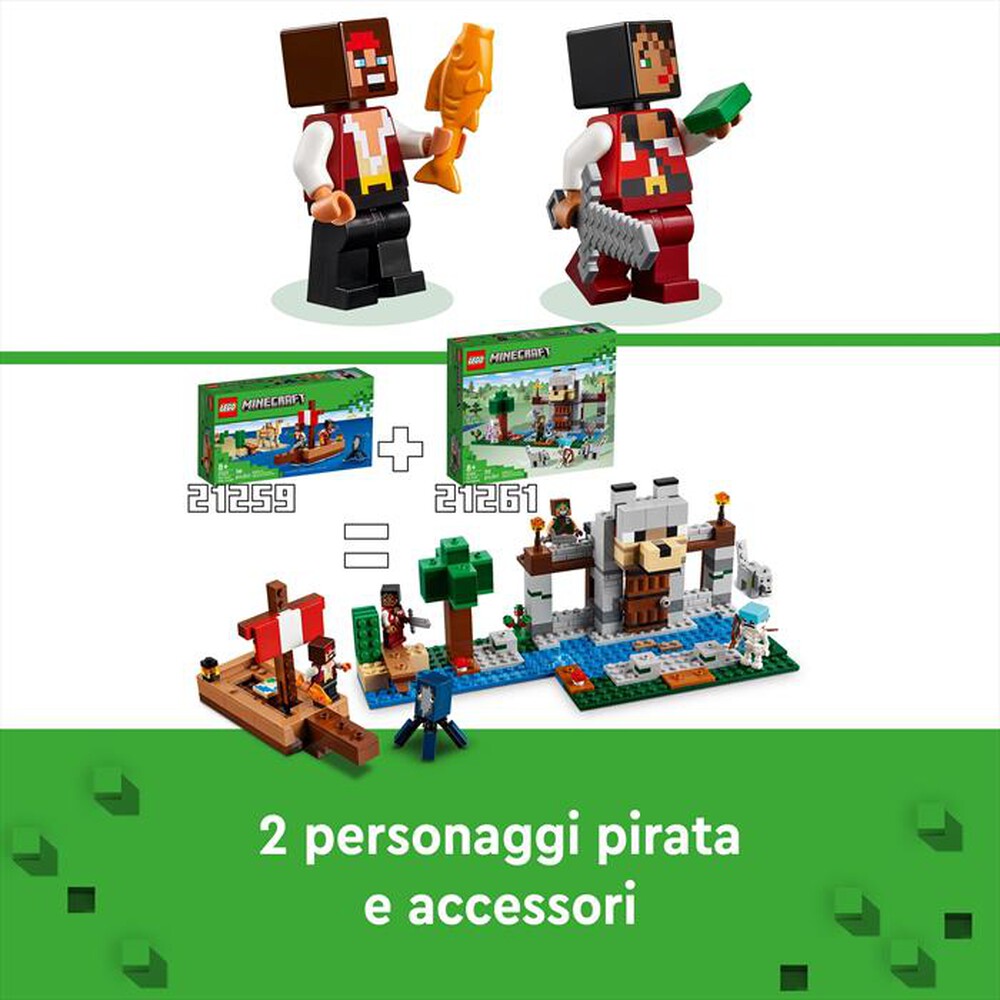 Immagine del prodotto LEGO - MINECRAFT Il viaggio del galeone dei pirati 21259