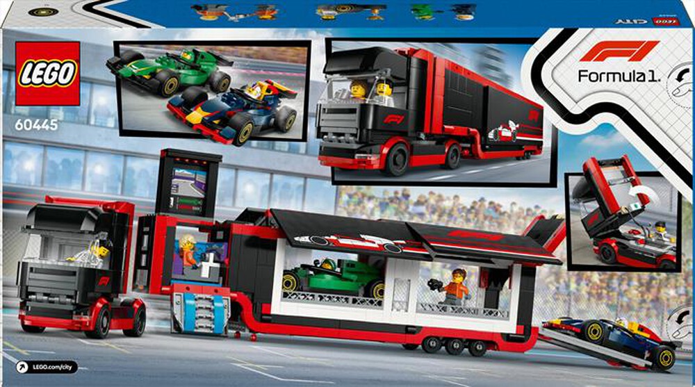 Immagine del prodotto LEGO - CITY Autotrasportatore con RB20 e AMR24 F1 60445