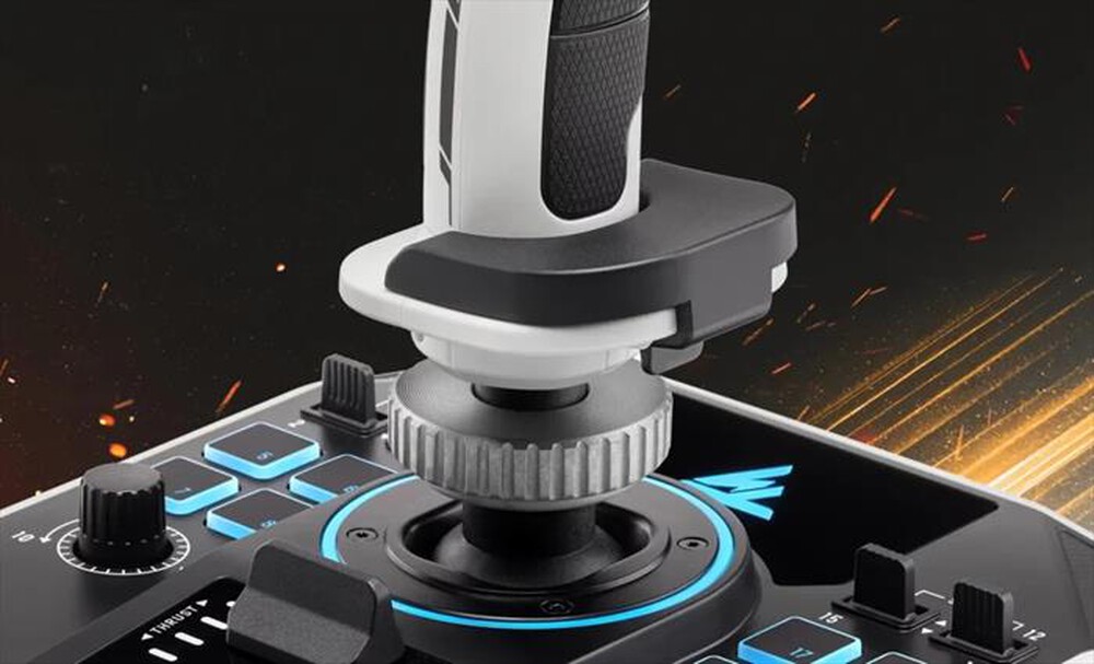 Immagine del prodotto THRUSTMASTER - SIMULATORE DI VOLO SOL-R 2 HOSAS SPACE SIM DUO-Bianco / Nero