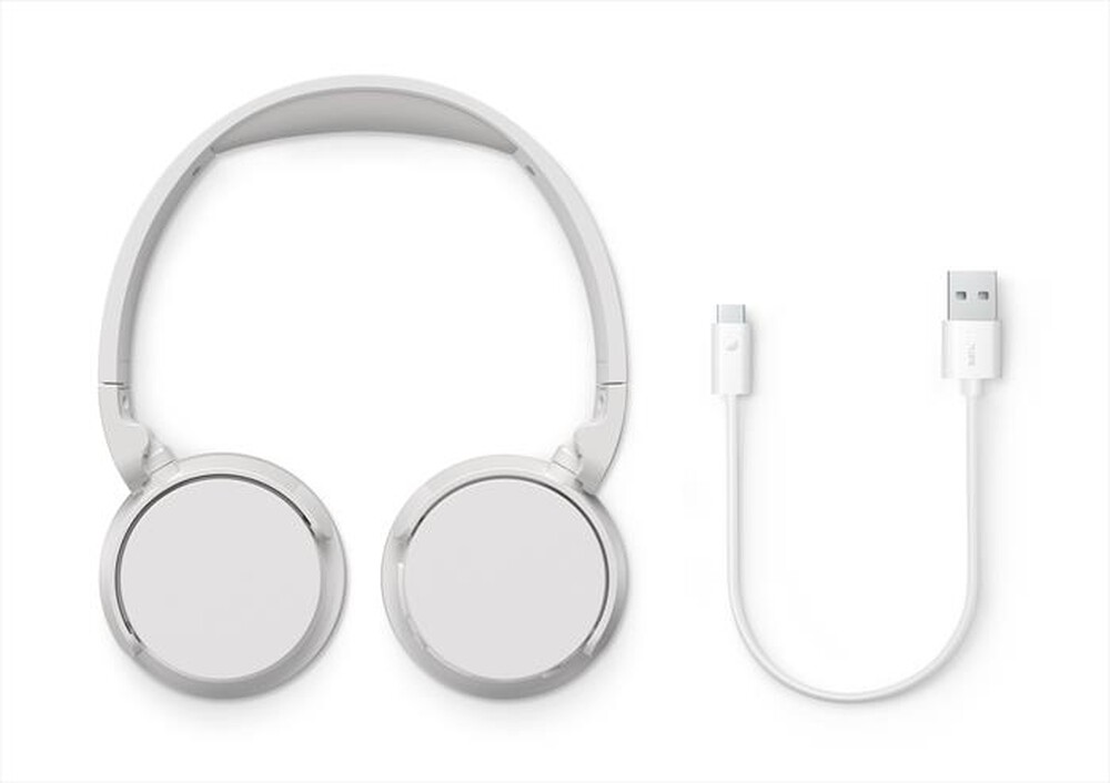 "PHILIPS - Cuffie a padiglione chiuso TAH3209WT/00-White"