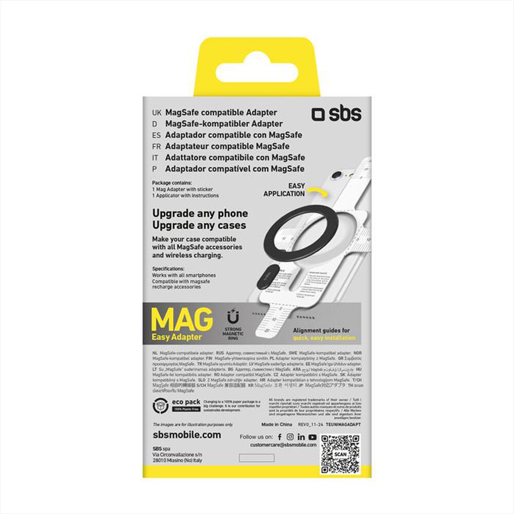 Immagine del prodotto SBS - Adattatore magsafe universale TEUNIMAGADAPT-Nero