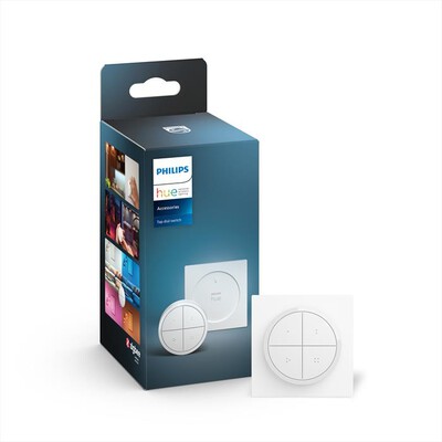 PHILIPS - HUE TAP DIAL SWITCH INTERRUTTORE WIRELESS BIANCO-Multicolore
