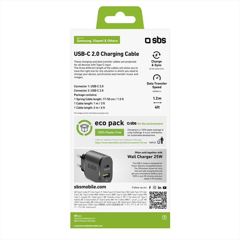 Immagine del prodotto SBS - TEKITCC3X1WBK-Bianco, Blu, Nero