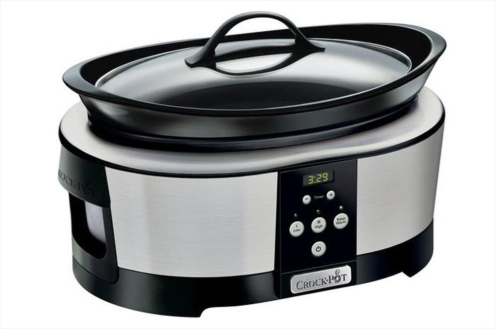 Crock Pot - SlowCooker 5,7 LT-Silver