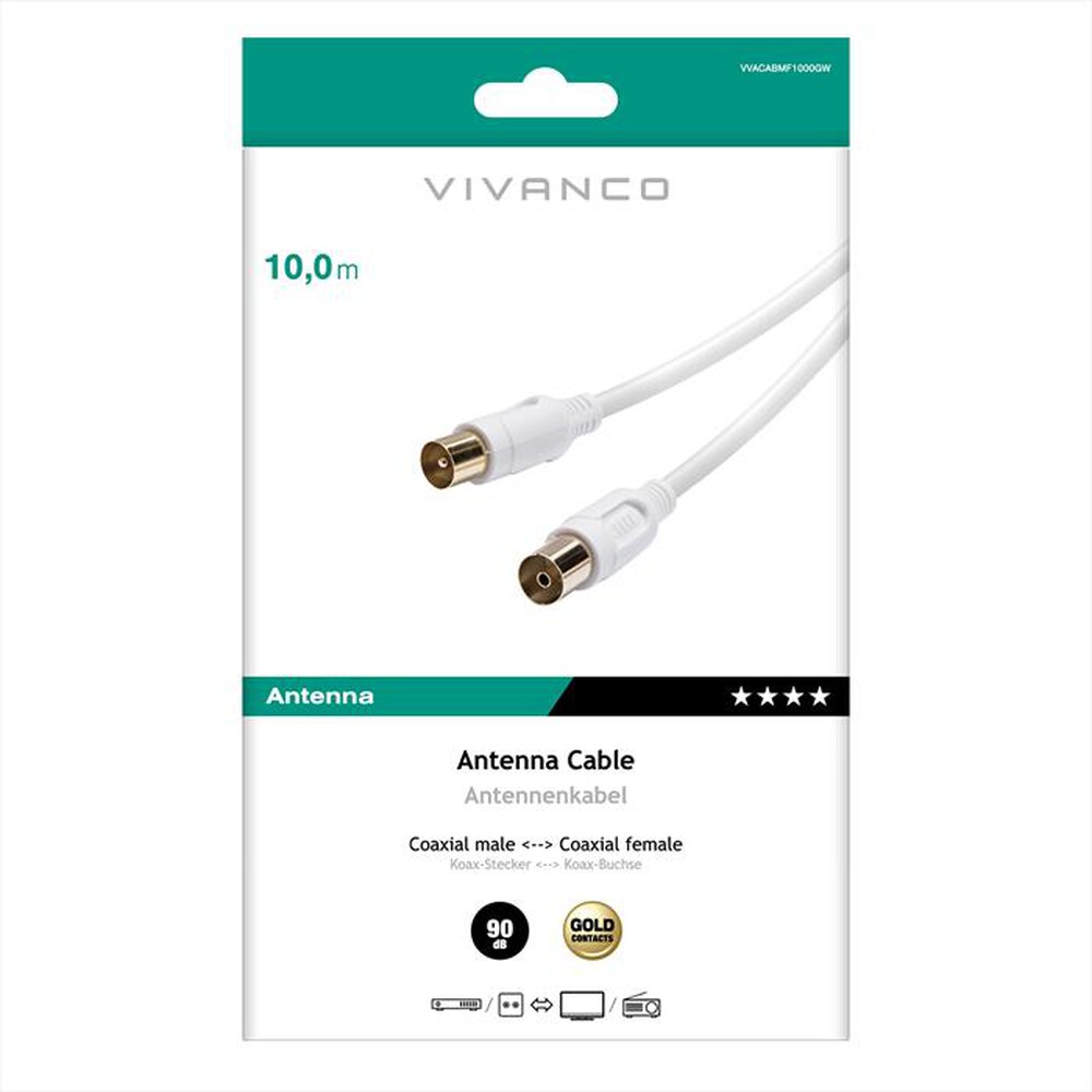 Immagine del prodotto SBS - Cavo antenna connection  10m-Bianco