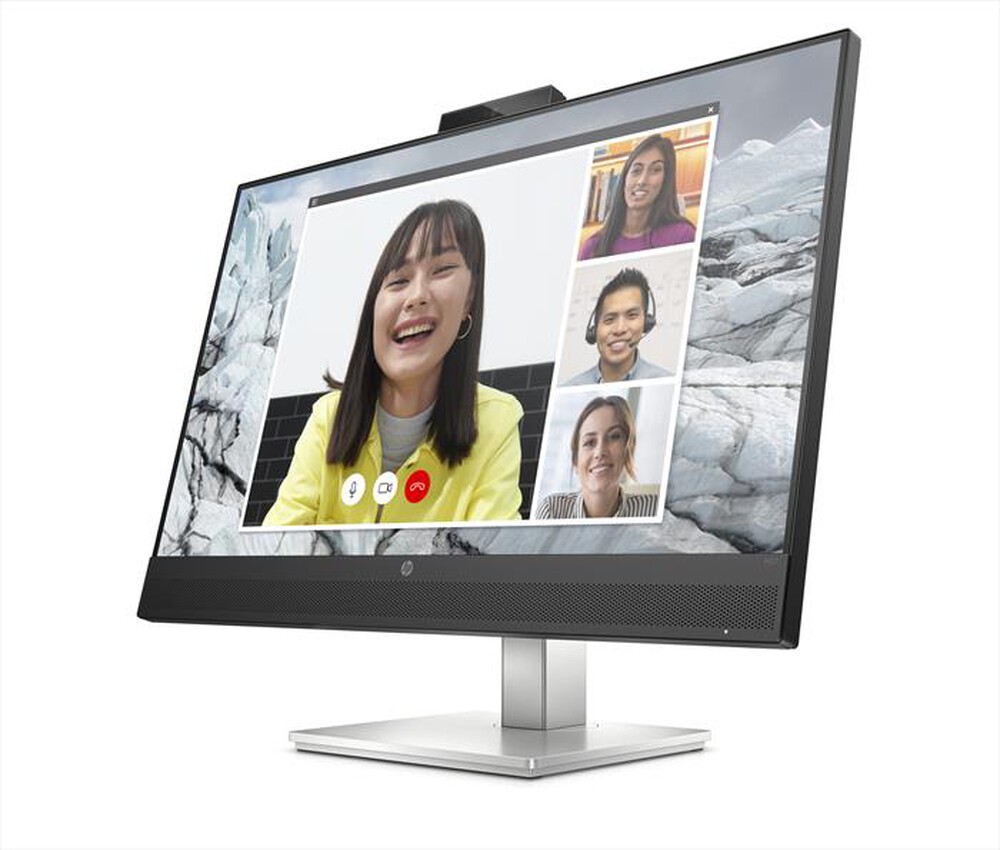 "HP - Monitor 27\" M27 WEBCAM-Silver e Black"