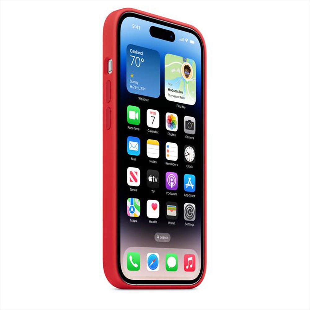 "APPLE - Custodia Magsafe in silicone per iPhone 14 Pro"